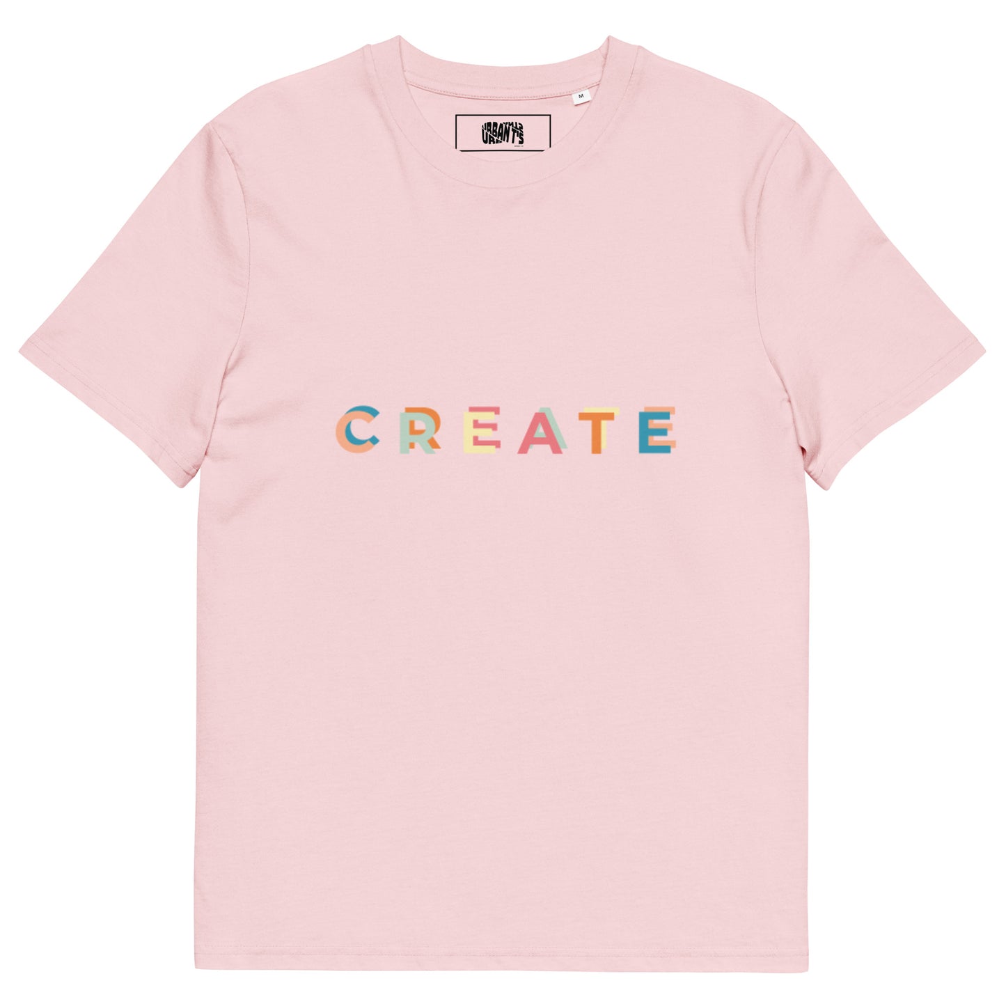 Organic cotton t-shirt CREATE, gift for boyfriend, gift for girlfriend - Urbants