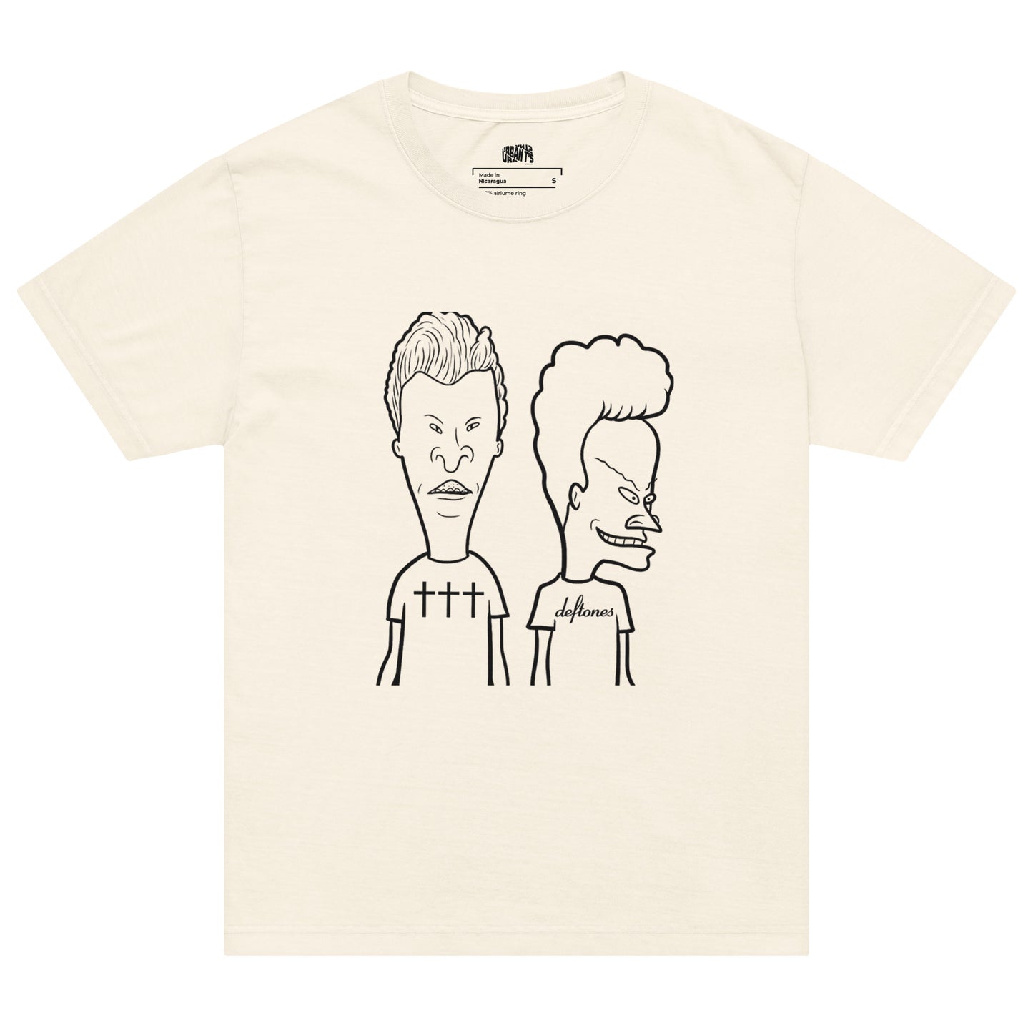 Beaves and Budhead Oversized T-Shirt, Retro MTV - Urbants