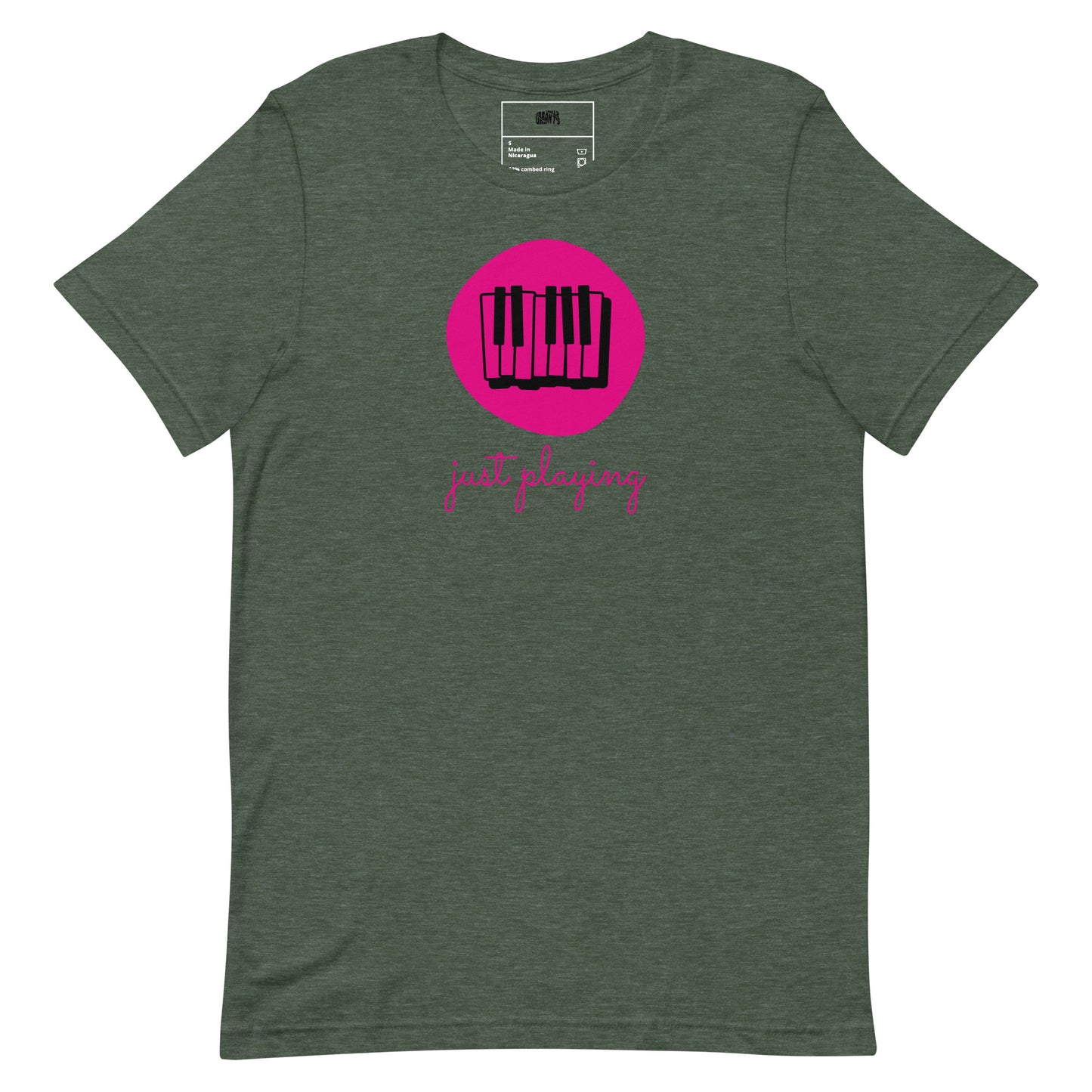 T-shirts Let’s play piano - Unisex - Cotton - Eco friendly - Urbants