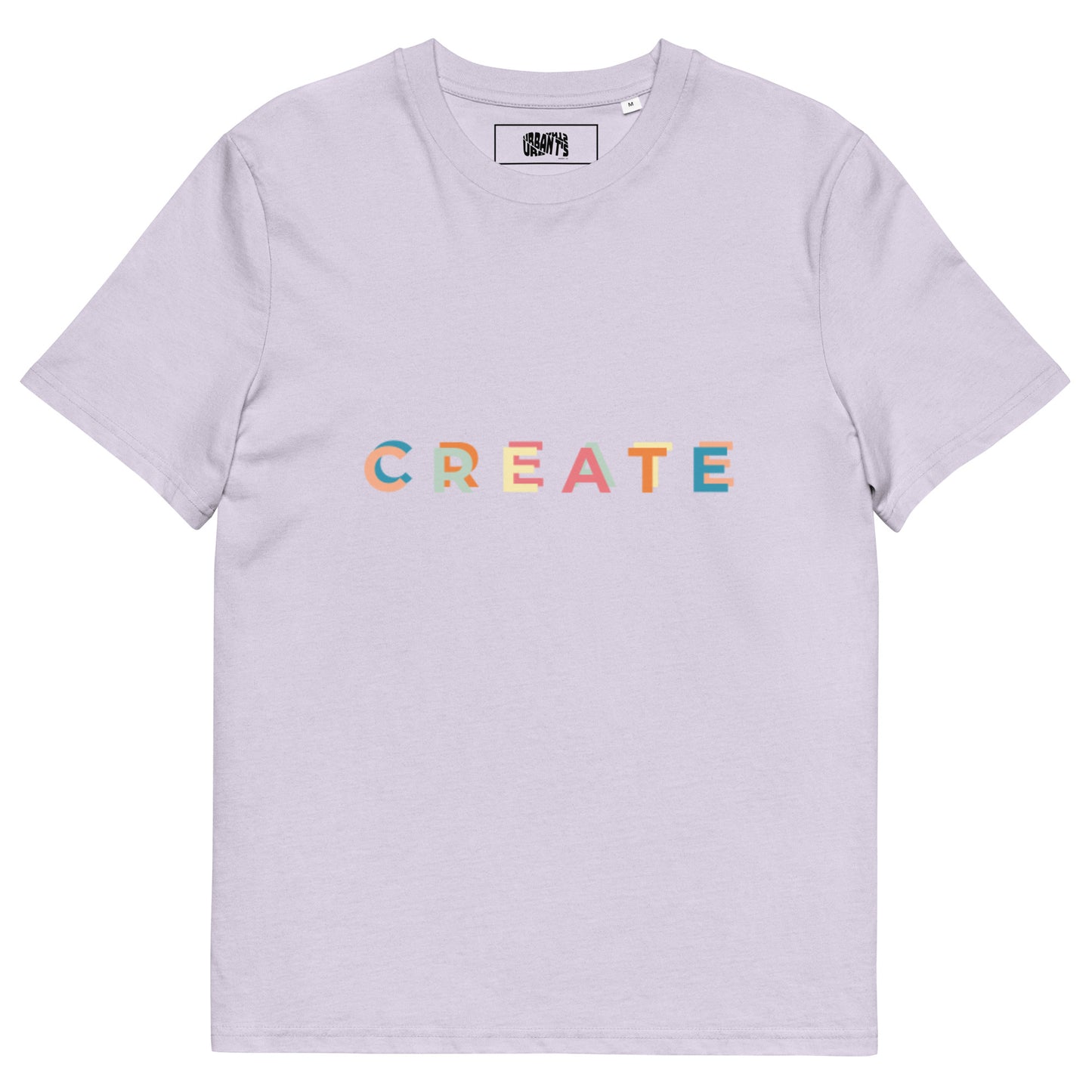 Organic cotton t-shirt CREATE, gift for boyfriend, gift for girlfriend - Urbants