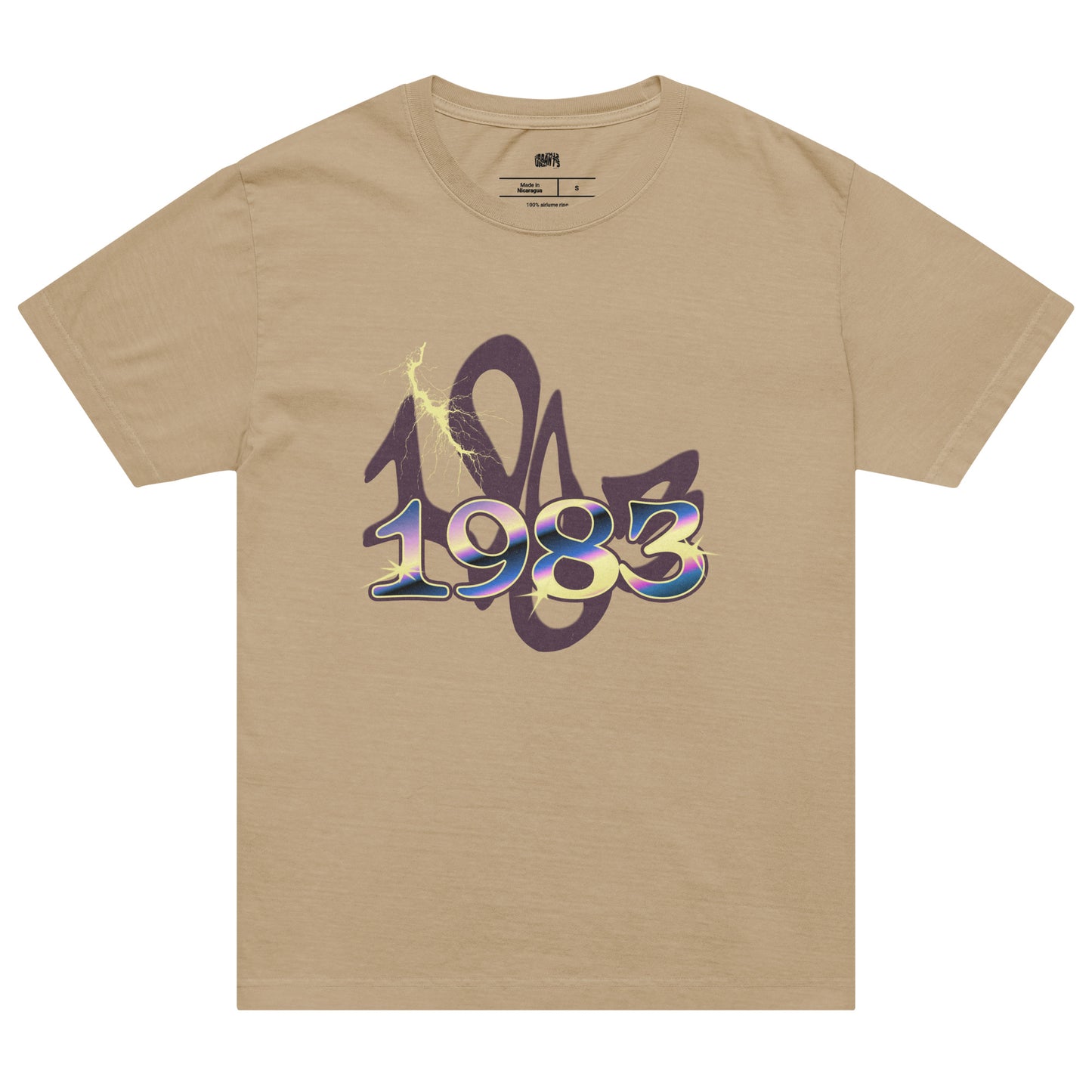 1983 oversized t-shirt, retro nostalgia - Urbants