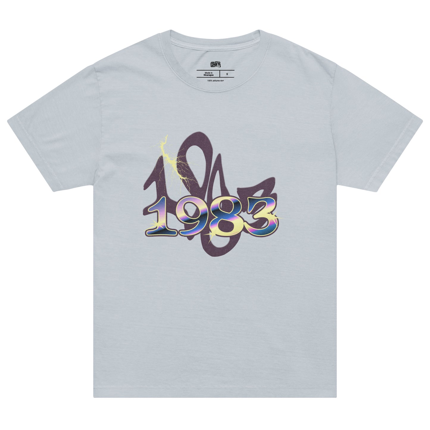 1983 oversized t-shirt, retro nostalgia - Urbants