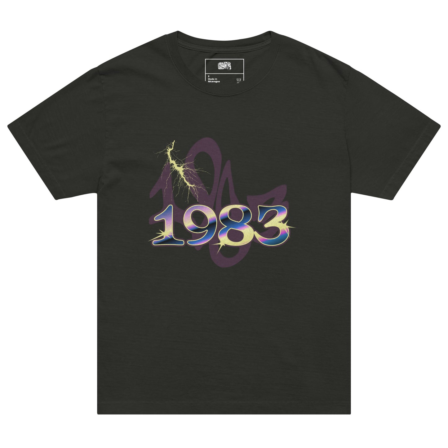 1983 oversized t-shirt, retro nostalgia - Urbants