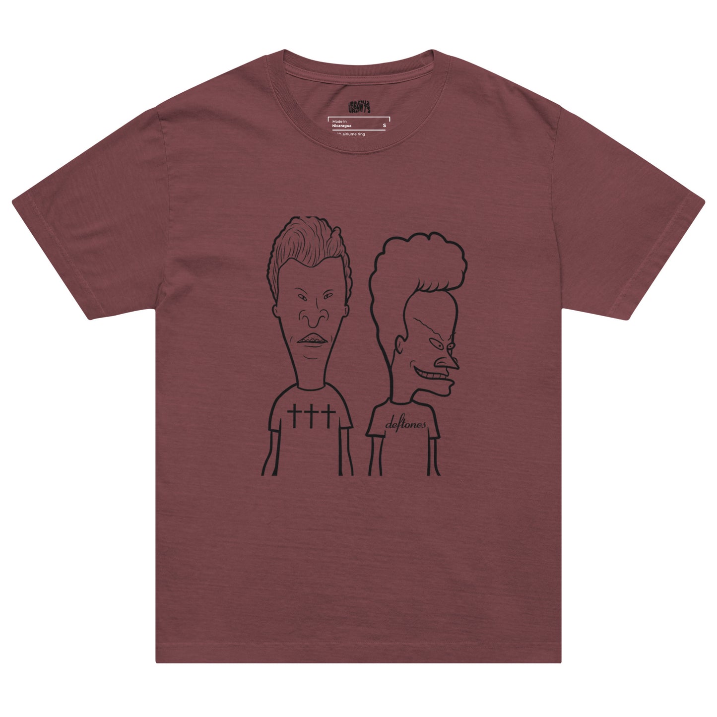 Beaves and Budhead Oversized T-Shirt, Retro MTV - Urbants