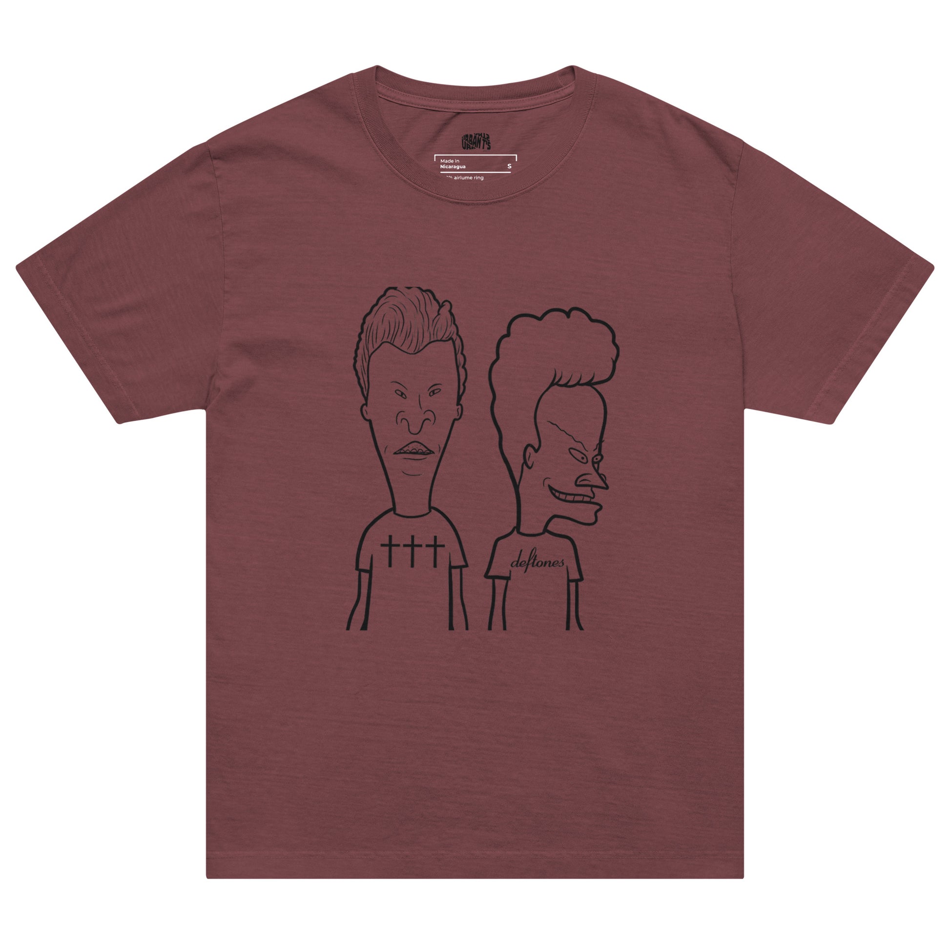 Beaves and Budhead Oversized T-Shirt, Retro MTV - Urbants