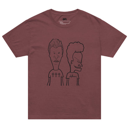 Beaves and Budhead Oversized T-Shirt, Retro MTV - Urbants