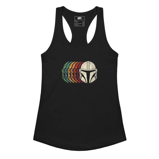Mandalorian Woman’s Tank Top – Retro Star Wars Gift for Her - Urbants