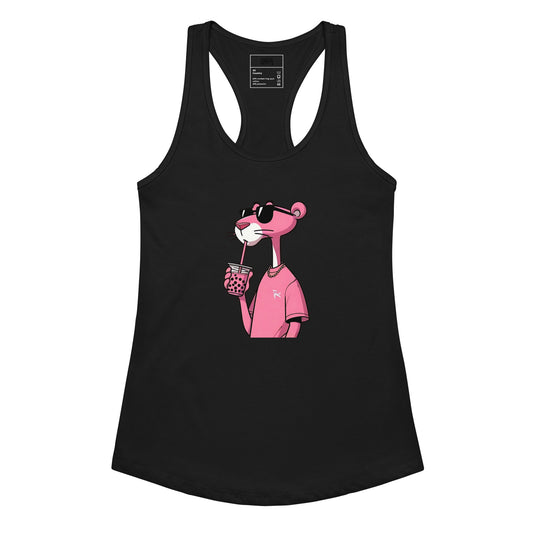 Pink panther woman’s tank top, gift for her, Retro pink, pink for girlfriend - Urbants