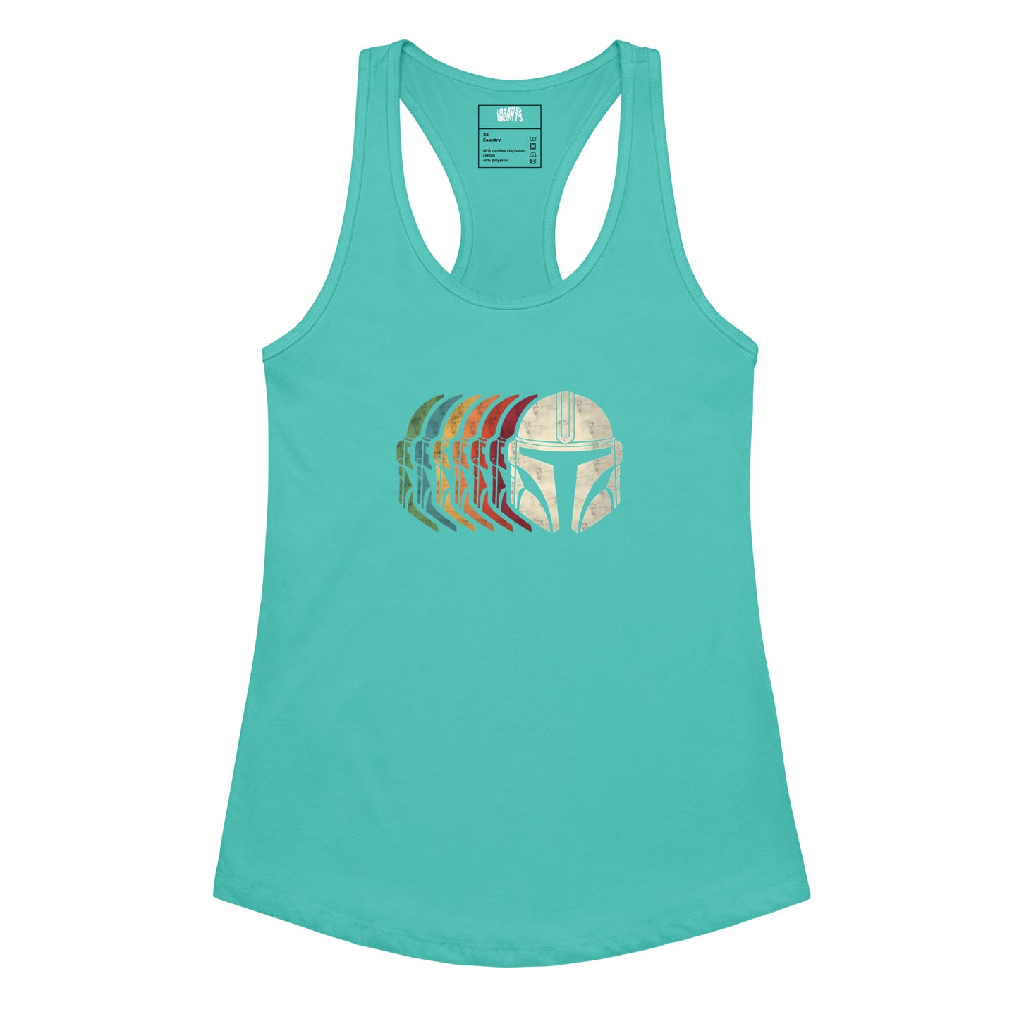 Mandalorian Woman’s Tank Top – Retro Star Wars Gift for Her - Urbants